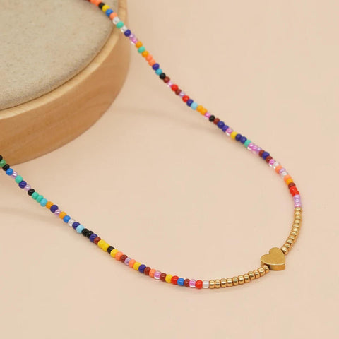 Link chain necklace & bracelet
