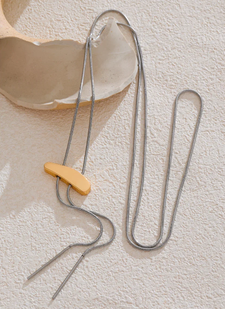 Bolo Neck Tie Necklace Chain