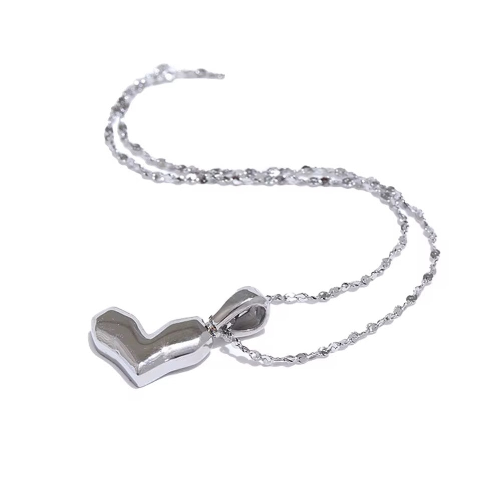 Romantic heart necklace