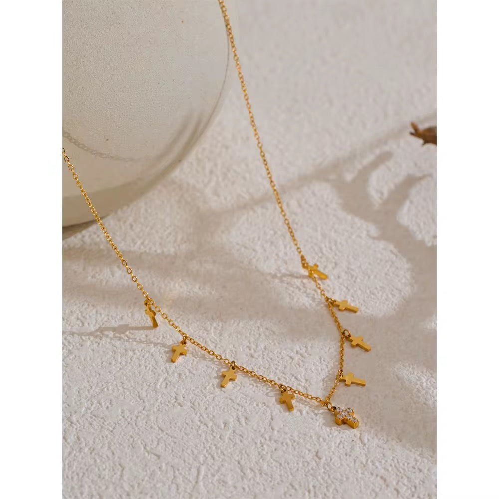 Mini Cross Necklace