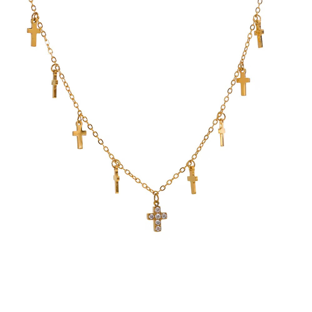 Mini Cross Necklace
