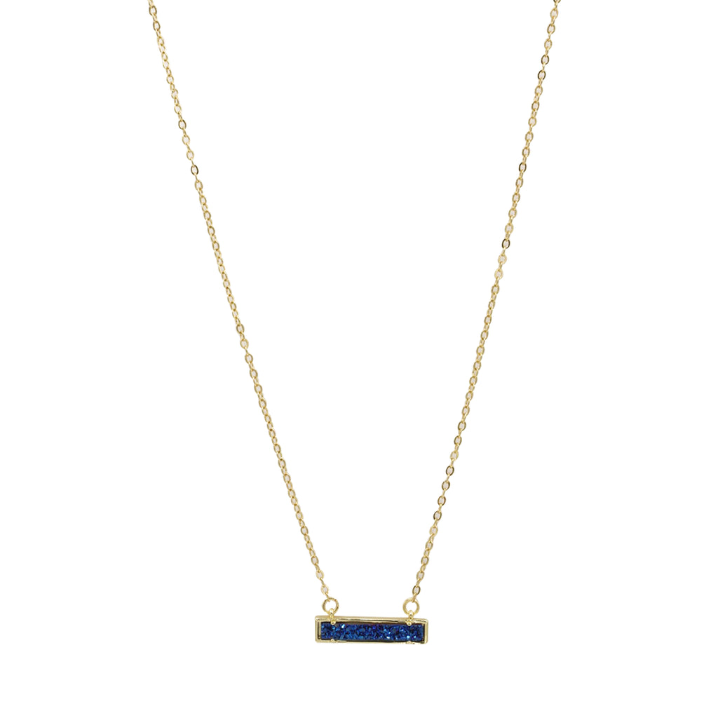 Druzy Bar Necklace