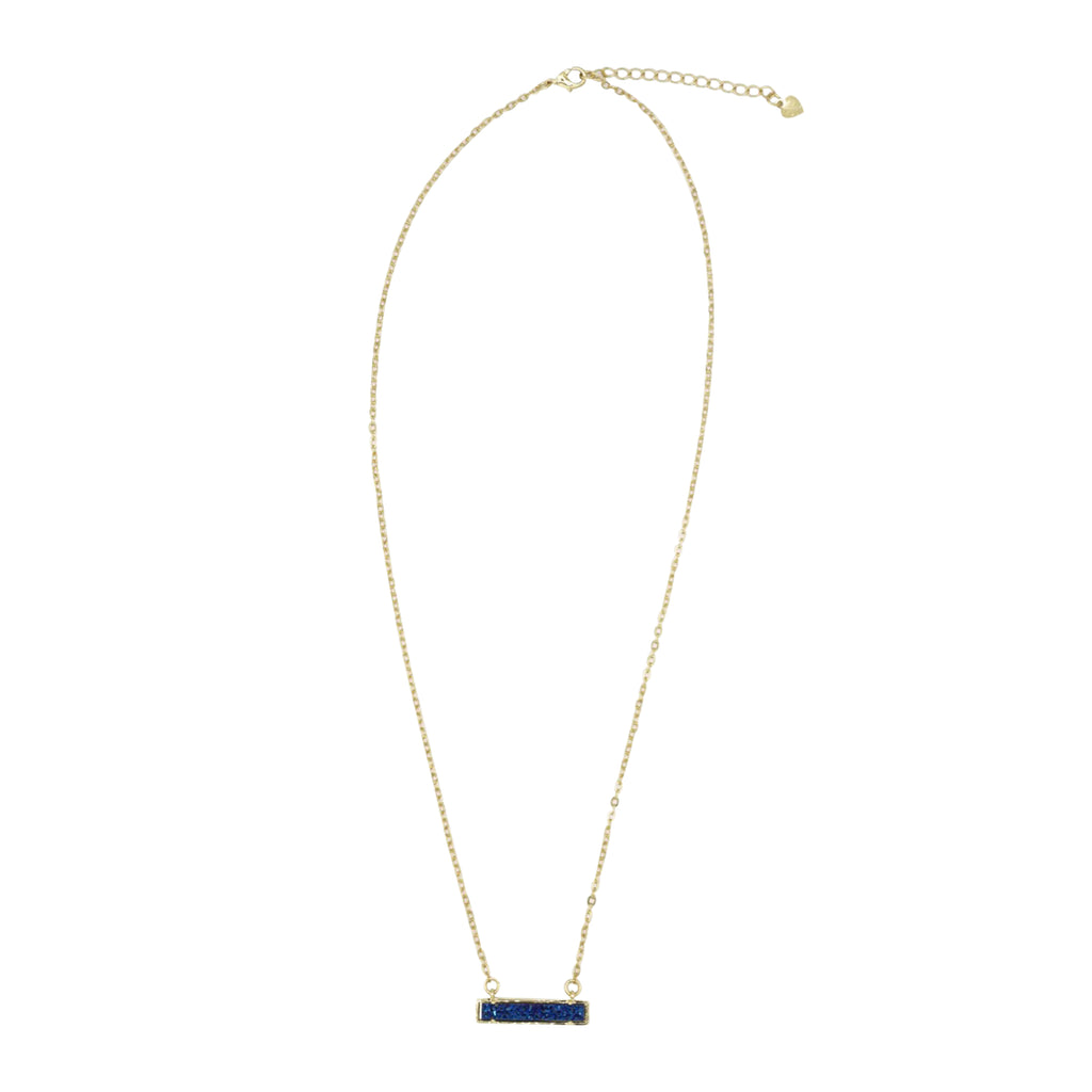 Druzy Bar Necklace