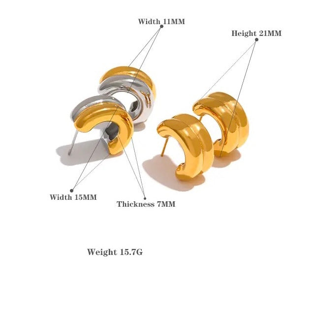 Bold and Classy Hoops