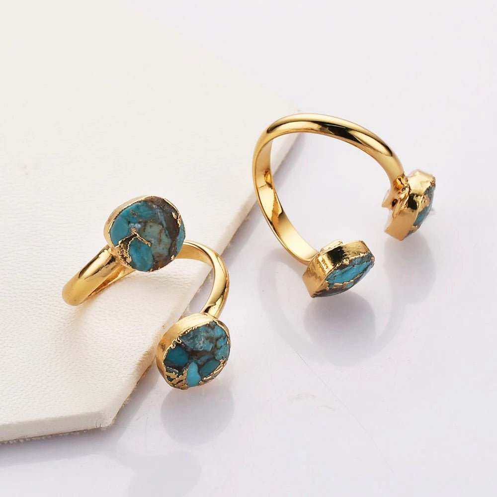 Turquoise Doble Ring