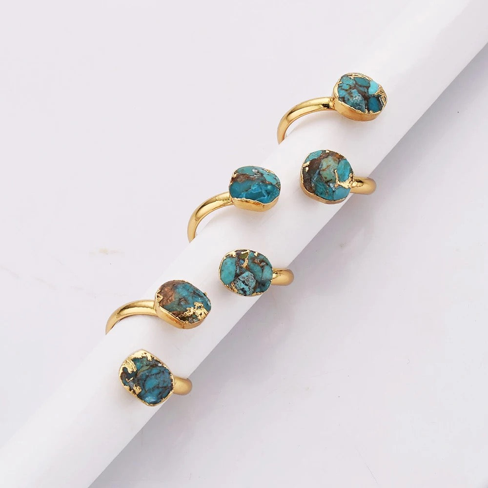 Turquoise Doble Ring
