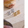 CZ Flower Stud Earrings
