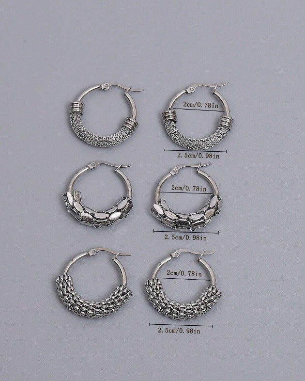 Gorgeous Cylinder-Shaped Hoops