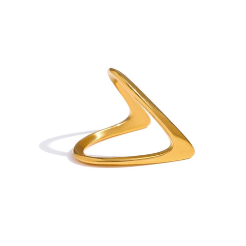 Gold Rhombus Ring
