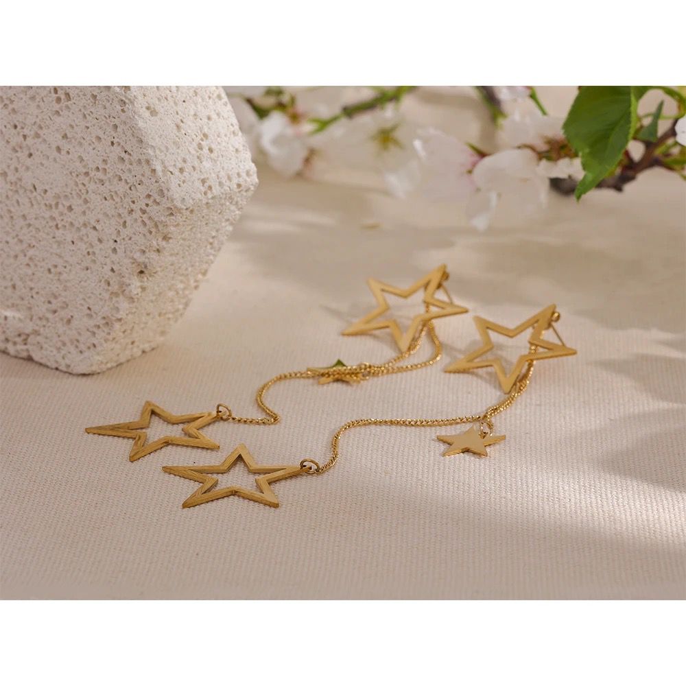 Star and more stars earring