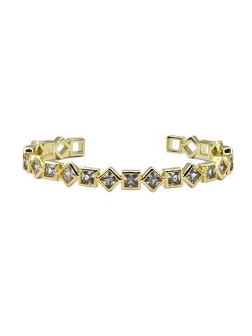 Gold Cross Shell Bracelet