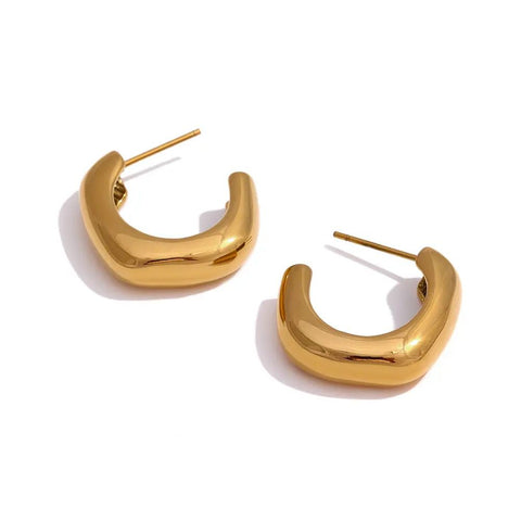 The Glam Square Hoops