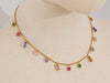 Multicolor Crystal Chocker Necklace