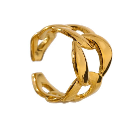 Square Gemstone Ring (r)