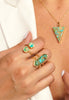Turquoise Doble Ring (r)