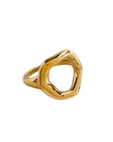 Flower Gold Ring (r)